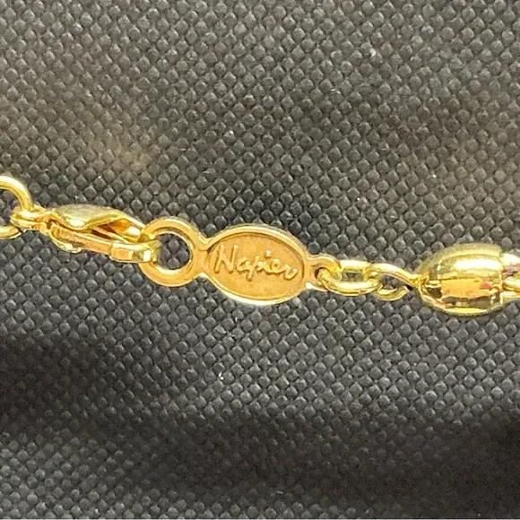 Napier Gold Necklace Elegant Rope Twist Design - Picture 2 of 3